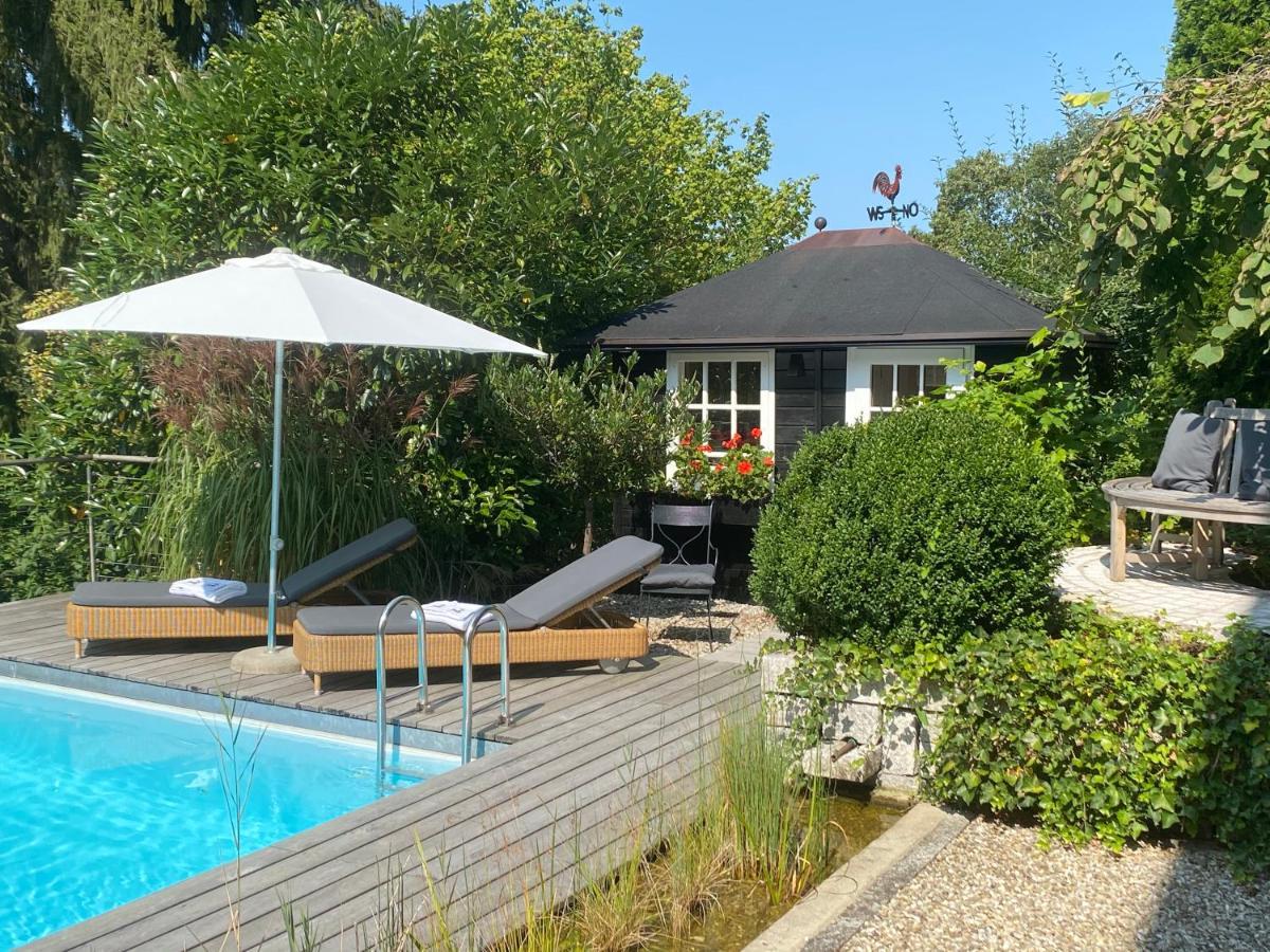 Landhaus Am Plattenbichl - Luxus Apartment Mit Privat-Pool Und Sauna - Im Sommer Bergbahn Inklusive Oberstdorf Buitenkant foto